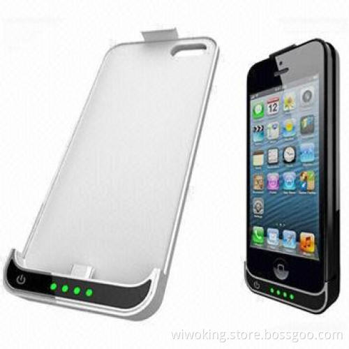Power Bank Cases for iPhone 5, Back Battery, Charger, Charging, 2,200mAh Capacity
